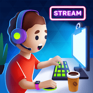 Télécharger Idle streamer: jeu tuber (mod, argent illimité) 1.27 APK pour Android